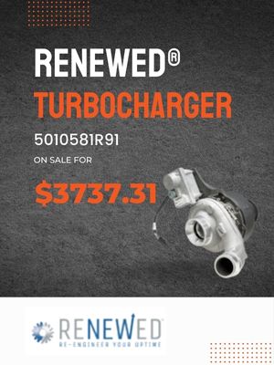 Renewed Turbocharger sale