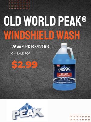 Windshield Washer fluid sale