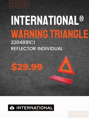 International Warning Triangle Light